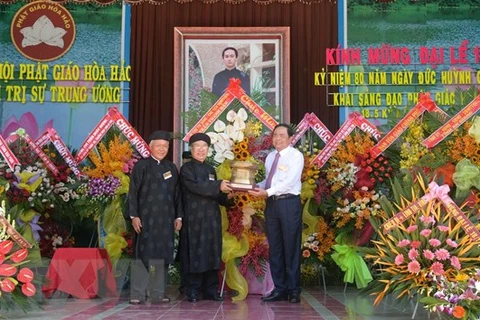 Célébration du 80e anniversaire de la fondation de l’Église bouddhique Hoa Hao