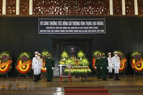 La cérémonie funéraire de M. Truong Vinh Trong
