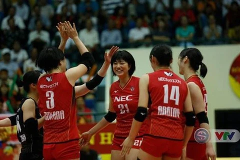 Ouverture du tournoi de volley-ball féminin VTV Coupe Hoa Sen 2019