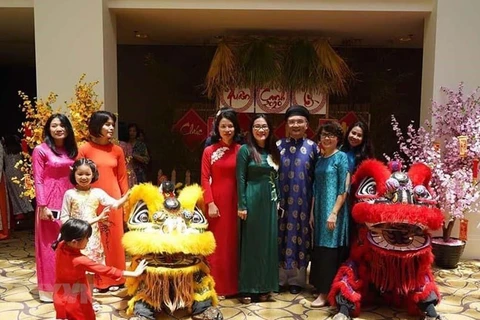 Des Vietnamiens en Australie célèbrent le Nouvel An lunaire 2020
