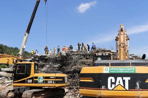 36 morts dans l’effondrement d’un immeuble à Kep