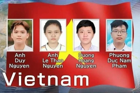 Quatre élèves vietnamiens primés aux Olympiades internationales de chimie 2021