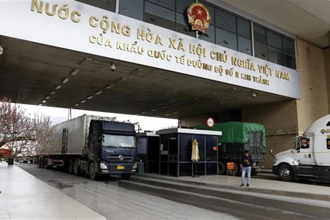 287 tonnes de produits agricoles exportés via le poste frontalier de Kim Thanh du 1er au 3 février