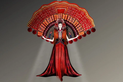 Les modèles de costumes nationaux pour Miss Grand Vietnam 2022