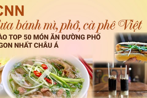 Le banh mi, le café et le pho vietnamiens parmi les meilleurs plats de rue en Asie 