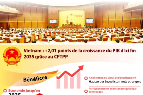 Vietnam : +2,01 points de la croissance du PIB d’ici fin 2035 grâce au CPTPP