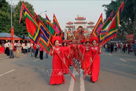 Célébration du 1979e anniversaire de l'insurrection des deux Sœurs Trung à Hanoï