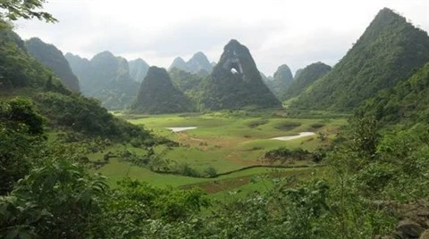 Honorer des valeurs du géoparc mondial de Cao Bang