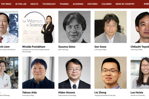 Deux Vietnamiens honorés dans la liste des 100 meilleurs scientifiques asiatiques