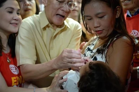 Philippines met en œuvre de la campagne de vaccination contre la polio