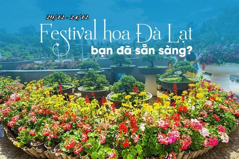 Le Festival des fleurs de Da Lat 2019 aura lieu du 20 au 24 décembre
