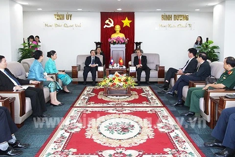 La province de Binh Duong promeut ses liens avec les localités lao