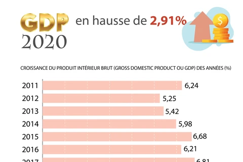 Croissance du PIB du Vietnam de 2,91% en 2020, l'un des plus élevés du monde