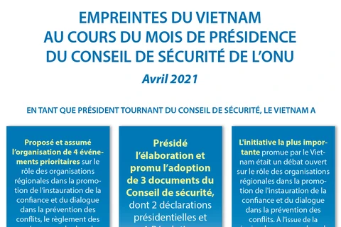 Empreintes du Vietnam au cours du mois de présidence du Conseil de sécurité de l’ONU