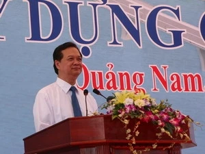 Quang Nam: mise en chantier du pont de Cua Dai