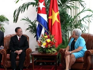 Le vice-PM Truong Vinh Trong à Cuba 