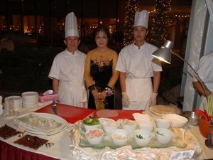 La Journée d'ouverture du mois de la gastronomie vietnamienne à Hongkong (Photo: Trung Son/Vietnamplus)