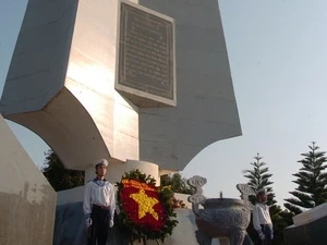 Le monument commémoratif "Quai des bateaux sans immatriculation" à Do Son (Photo: Dinh Tran/AVI) 