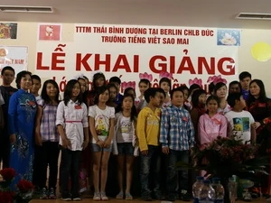 La rentrée scolaire 2011-2012 à l'Ecole Sao Mai à Berlin. (Photo: Thanh Hai/AVI)