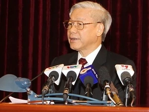 Le secrétaire général du PCV Nguyen Phu Trong. (Photo: Tri Dung/AVI)