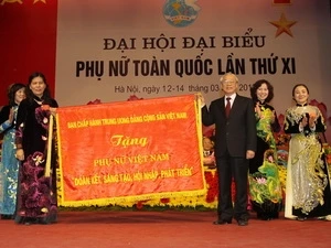 Le secrétaire général du Parti communiste du Vietnam Nguyen Phu Trong participe au Congrès. (Photo: AVI)