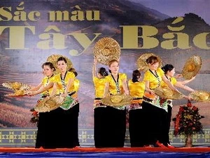 La représentation des numéros artistiques de la troupe de Lai Chau. (Photo: Thanh Ha/AVI)