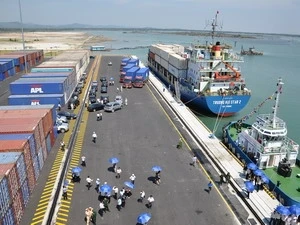 Le port Chu Lai-Truong Hai. (Photo: Nguyen Son/Vietnam+) 