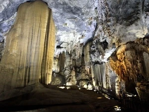 Un coin de la grotte Thien Duong de Quang Binh. (Photo: Huy Hung/AVI)