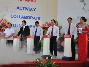 L'inauguration de l'usine de fabrication de moteurs Chu Lai-Truong Hai. (Photo: Nguyen Son/Vietnam+)