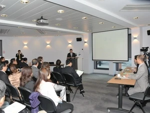 Photo: Le séminaire de promotion du commerce en Belgique. (Source: AVI)