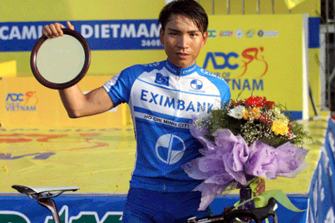 Le coureur Mai Nguyên Hung.(Photo: AVI) 