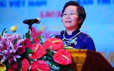 La vice-Présidente Nguyen Thi Doan. (Source: VNA) 