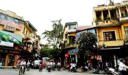 Un coin du vieux quartier de Hanoi. Source: Internet