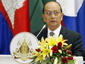 Le président du Myanmar U Thein Sein. Source : AFP