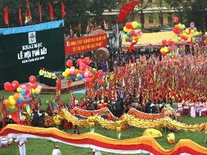 La fête de Phu Day. Photo : Trong Duc/VNA