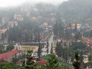 Le bourg de Sa Pa. Photo : Thanh Ha/VNA