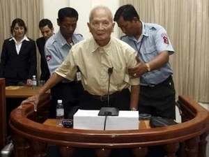 L'idéologue du régime khmer rouge, Nuon Chea (Source: VNA)