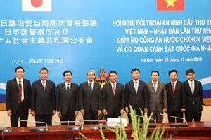 premier dialogue de sécurité de niveau vice-ministériel Vietnam-Japon. (Photo: Doan Tuan/VNA) 