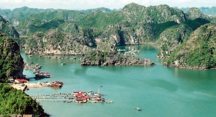 Une vue du village des pêcheurs Cai Beo. Photo : HP