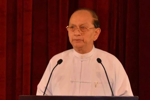 Le président du Myanmar U Thein Sein. (Source: VNA) 