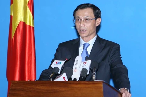 Le porte-parole du ministère des Affaires étrangères Luong Thanh Nghi. (Photo: Phuong Hoa/VNA)