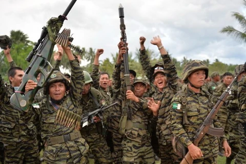 Le gouvernement philippin et le Front moro islamique de libération (MILF). Photo : AFP