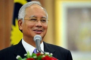 Le PM malaisien Najib Tun Razak. Source: VNA