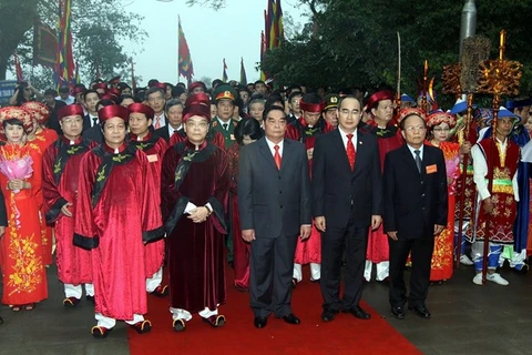 La Fête du culte des rois Hung célébrée dans l'ensemble du pays. Photo : VNA