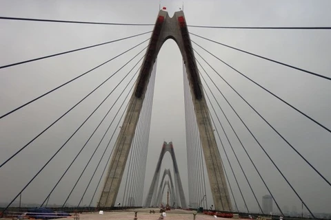 Le pont Nhat Tan. Source: VNA