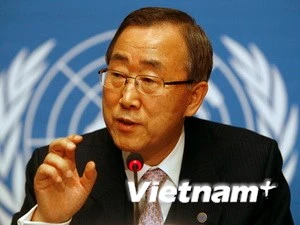 Le secrétaire général des Nations unies, Ban Ki-moon. Photo : VNA
