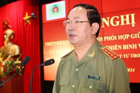 Le général Tran Dai Quang, ministre vietnamien de la Défense. Photo : VNA