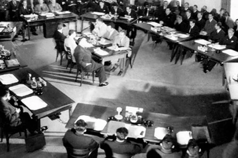 Conférence de Genève en 1954. (Source : VNA)