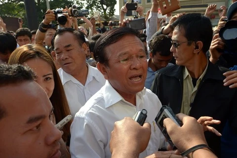 Le par intérim du Parti du sauvetage national du Cambodge,Kem Sokha. (Source de photo: AFP/VNA)