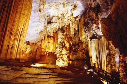 La grotte Thiên Duong à Quang Binh. Photo : Saigontourist